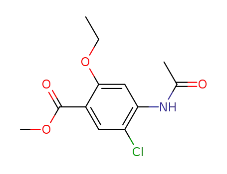 4-ACETAMINO-5-CHLORO-2-ETHOXY METHYL BENZOATE