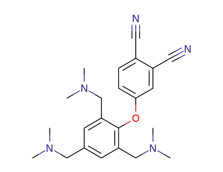 4-(2,4,6-tris((dimethylamino)methyl)phenoxy)phthalonitrile