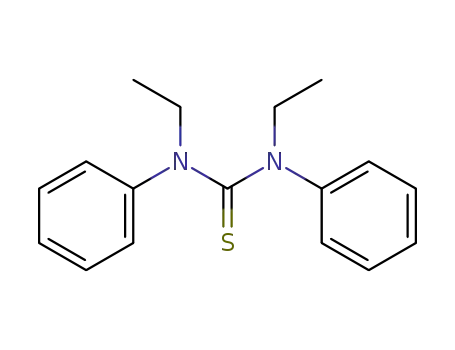 Molecular Structure of 4338-94-7 (1,3-diethyl-1,3-diphenylthiourea)