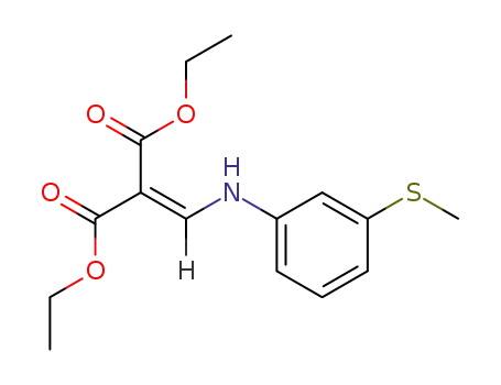 diethyl 2-[[(3-methylthio)phenylamino]methylene]malonate