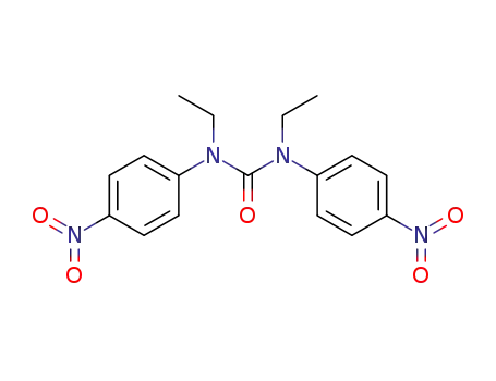 Molecular Structure of 3846-49-9 (1,3-diethyl-1,3-bis(4-nitrophenyl)urea)