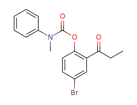 4-bromo-2-propionylphenylmethylphenylcarbamate
