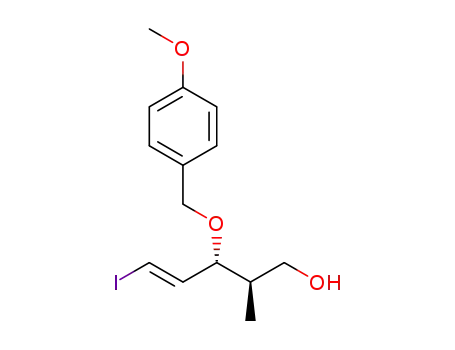 (2R,3R,E)-5-iodo-3-((4-methoxybenzyl)oxy)-2-methylpent-4-en-1-ol