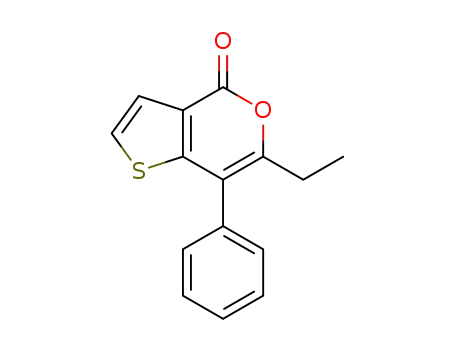 6-ethyl-7-phenyl-4H-thieno[3,2-c]pyran-4-one