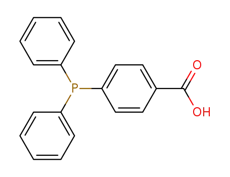 Molecular Structure of 2129-31-9 (4-(DIPHENYLPHOSPHINO)BENZOIC ACID)