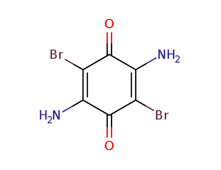 2,5-Cyclohexadiene-1,4-dione,2,5-diamino-3,6-dibromo- cas  27344-26-9