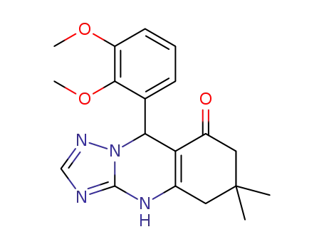9-(2,3-dimethoxyphenyl)-6,6-dimethyl-5,6,7,9-tetrahydro-[1,2,4]triazolo[5,1-b]quinazolin-8(4H)-one