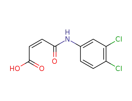 Molecular Structure of 21395-61-9 (N-(3,4-Dichlorophenyl)maleamic acid, 97%)