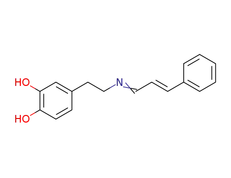 2-(3,4-dihydroxyphenyl)-N-((E)-3-phenylallylidene)ethanamine