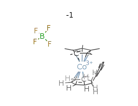 [(η5-C5Me5)Co(η5-1-phenylcycloheptadienyl)]+BF4-