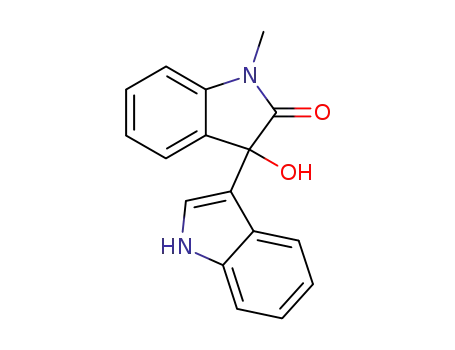 3-hydroxy-1-methyl-3-(1H-indol-3-yl)indolin-2-one