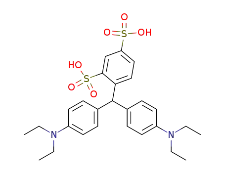 1,3-Benzenedisulfonic acid, 4-(bis(4-(diethylamino)phenyl)methyl)-