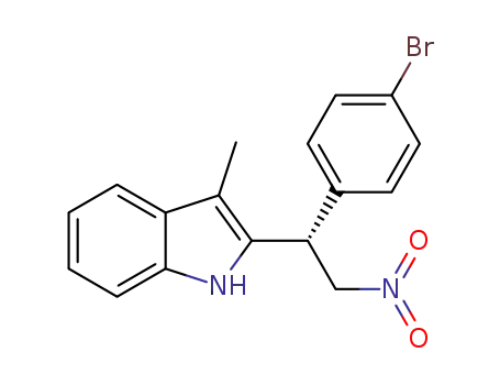 (R)-2-(1-(4-bromophenyl)-2-nitroethyl)-3-methyl-1H-indole
