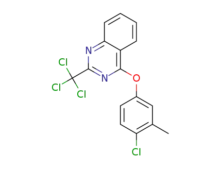 4-(4-chloro-3-methylphenoxy)-2-(trichloromethyl)quinazoline