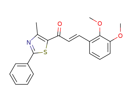 (3E)-(2,3-dimethoxy-phenyl)-1-(4-methyl-2-phenyl-thiazol-5-yl)propenone