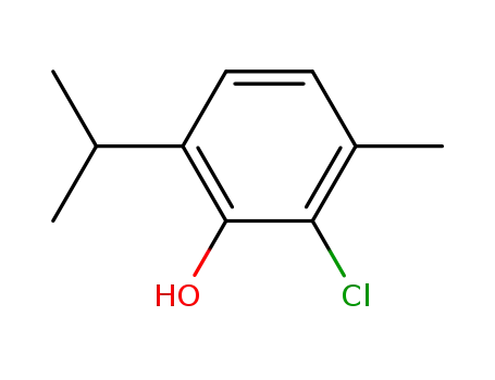 Molecular Structure of 7408-66-4 (2-chloro-6-isopropyl-m-cresol)