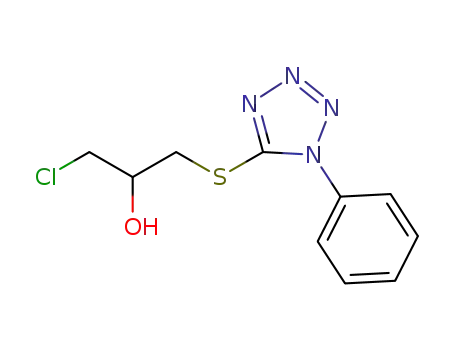 (+/-)-3-chloro-1-(1-phenyl-1H-1,2,3,4-tetrazol-5-ylthio)-2-propanol