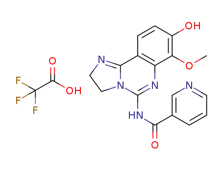 N-(8-hydroxy-7-methoxy-2,3-dihydroimidazo[1,2-c]quinazolin-5-yl)nicotinamide TFA salt