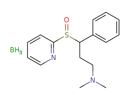 N,N-dimethyl-3-phenyl-3-(pyridin-2-ylsulfinyl)propan-1-amine borane