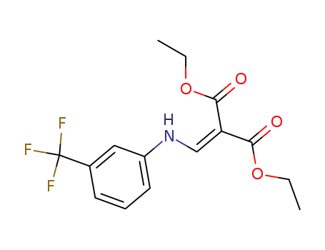 Propanedioic acid,2-[[[3-(trifluoromethyl)phenyl]amino]methylene]-, 1,3-diethyl ester cas  370-35-4