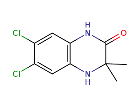 6,7-dichloro-3,3-dimethyl-3,4-dihydroquinoxalin-2(1H)-one