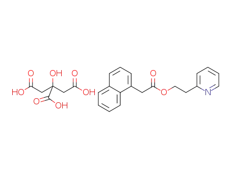 2-(pyridin-2-yl)ethyl 2-(naphthalen-1-yl)acetate citrate