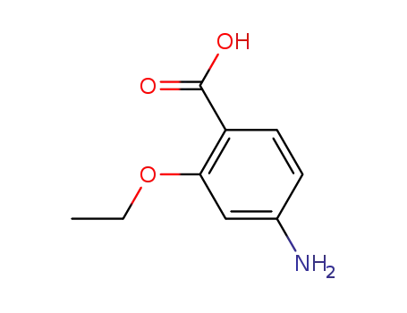 Molecular Structure of 59-07-4 (Benzoic acid, 4-amino-2-ethoxy-)