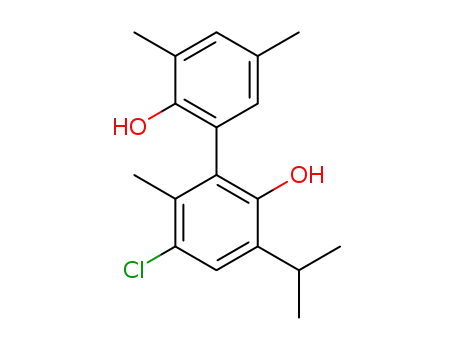 2,2’-dihydroxy-5-chloro-3-(1-methylethyl)-3’,5’,6-trimethylbiphenyl