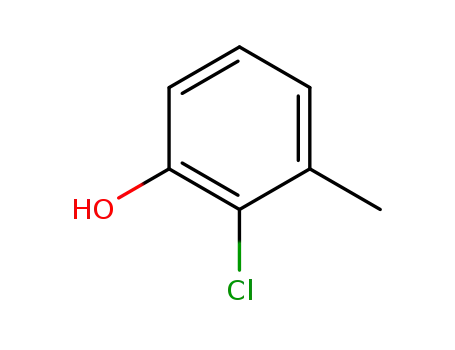 Molecular Structure of 608-26-4 (2-Chloro-m-cresol)