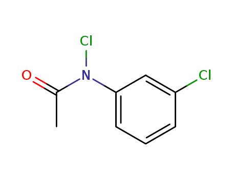Molecular Structure of 29551-86-8 (Acetamide, N-chloro-N-(3-chlorophenyl)-)
