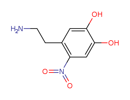 4-(2-aminoethyl)-5-nitrobenzene-1,2-diol