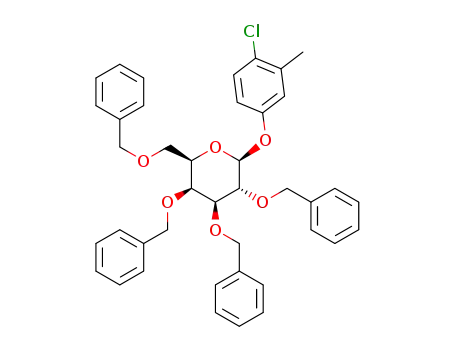 4'-chloro-3'-methylphenyl 2,3,4,6-tetra-O-benzyl-β-D-galactopyranoside