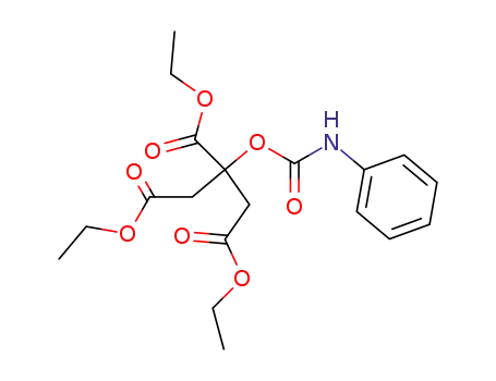 2-phenylcarbamoyloxy-propane-1,2,3-tricarboxylic acid triethyl ester