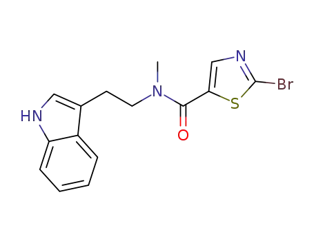 N-(2-(1H-indol-3-yl)ethyl)-2-bromo-N-methylthiazole-5-carboxamide