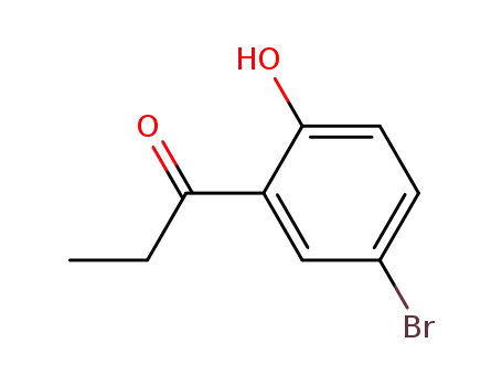 Molecular Structure of 17764-93-1 (5'-BROMO-2'-HYDROXYPROPIOPHENONE  97)