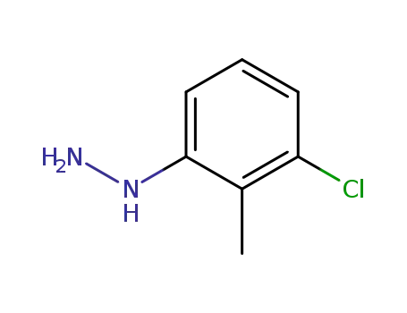 Molecular Structure of 39943-64-1 ((3-CHLORO-2-METHYL-PHENYL)-HYDRAZINE)