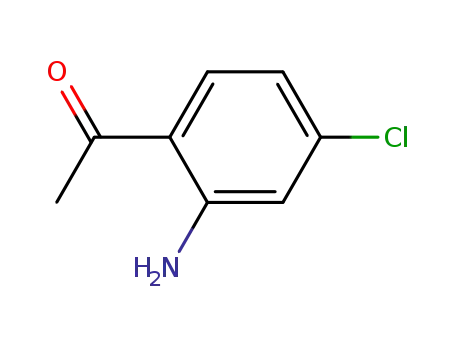 Molecular Structure of 39061-72-8 (1-(2-aMino-4-chlorophenyl)ethanone)