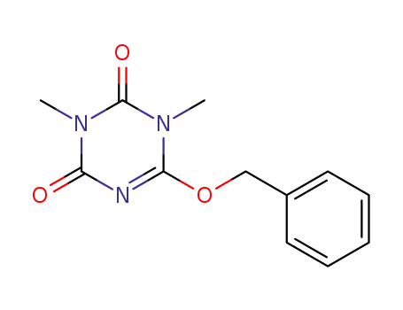 6-(benzyloxy)-1,3-dimethyl-1,3,5-triazine-2,4(1H,3H)-dione