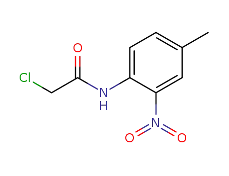 Molecular Structure of 72196-97-5 (2-Chloro-N-(4-methyl-2-nitro-phenyl)-acetamide)