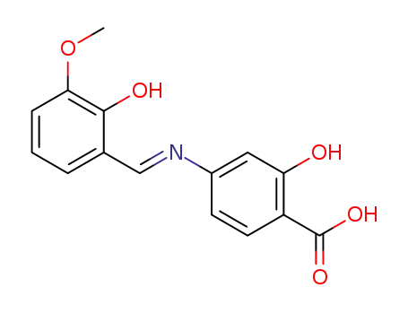 (E)-2-hydroxy-4-((2-hydroxy-3-methoxybenzylidene)amino)benzoic acid