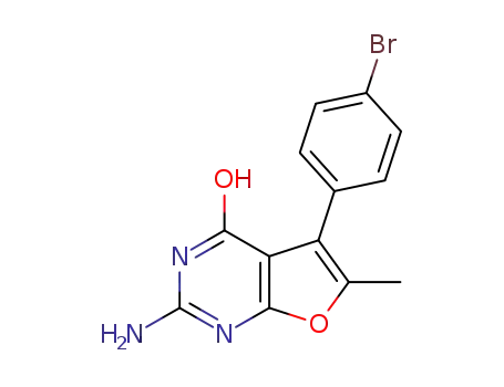 2-amino-5-(4-bromophenyl)-6-methylfuro[2,3-d]pyrimidin-4-ol