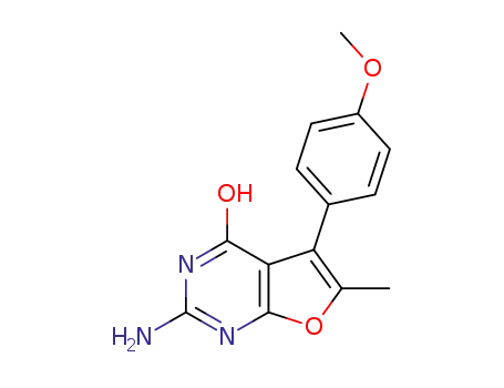 2-amino-5-(4-methoxyphenyl)-6-methylfuro[2,3-d]pyrimidin-4-ol