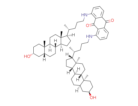 1,8-bis[(3α,5β)-3-hydroxycholan-24-ylamino]-9,10-anthraquinone