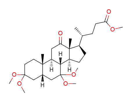 (R)-methyl-4-((5S,8R,9S,10S,13R,14S,17R)-3,3,7,7-tetramethoxy-10,13-dimethyl-12-oxohexadecahydro-1H-cyclopenta[a]phenanthren-17-yl)pentanoate