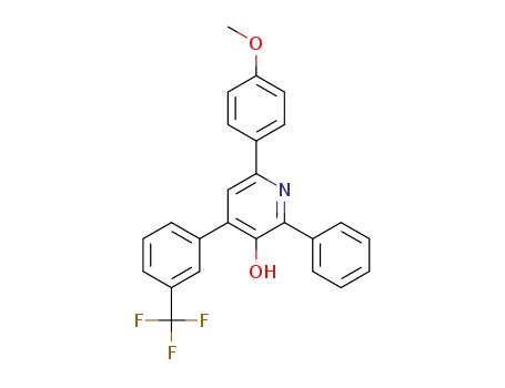 6-(4-methoxyphenyl)-2-phenyl-4-(3-(trifluoromethyl)phenyl)pyridin-3-ol