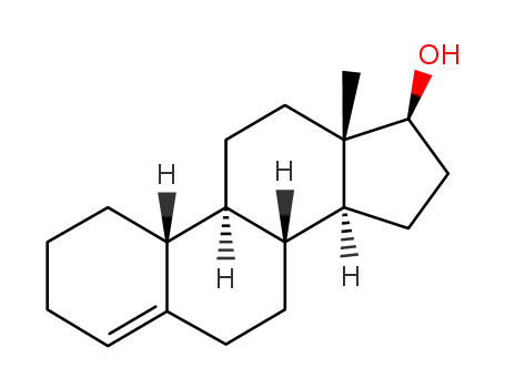 Molecular Structure of 3646-30-8 ((8R,9R,10R,13S,14S,17S)-13-methyl-1,2,3,6,7,8,9,10,11,12,14,15,16,17-tetradecahydrocyclopenta[a]phenanthren-17-ol)