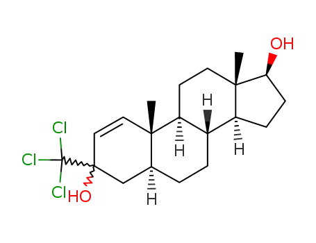 3-trichloromethyl-5α-androst-1-ene-3ξ,17β-diol