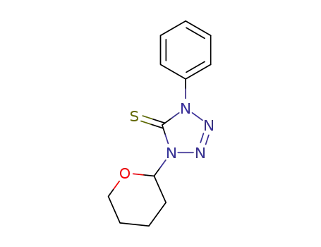 1-phenyl-4-(tetrahydro-2H-pyran-2-yl)-1H-tetrazole-5(4H)-thione