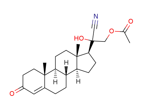 22-acetoxy-20-hydroxy-3-oxo-23,24-dinor-20ξH-chol-4-ene-21-nitrile