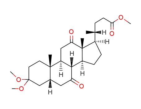 (R)-methyl-4-((5R,8R,9S,10S,13R,14S,17R)-3,3-dimethoxy-10,13-dimethyl-7,12-dioxohexadecahydro-1H-cyclopenta[a]phenanthren-17-yl)pentanoate
